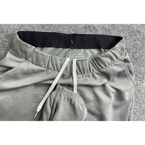 Nike Joggers Womens M Medium Gray Dri-Fit Workout Running Casual Ankle Zip